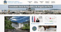 Desktop Screenshot of consulatgeneralangola-paris.org